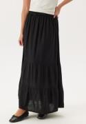 Happy Holly Linen Maxi Skirt Black 44/46