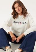 GANT Shield Usa C-neck Sweat EGGSHELL L