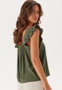 Pieces Pcpia Sl Top Deep Lichen Green L