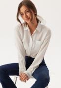 GANT Rel Tonal Striped Seersucker S White 40