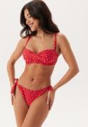 BUBBLEROOM Twisted Bikini Top Red/Floral 80A