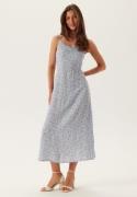 Pieces Pcnya Slip Ankle Dress Cashmere Blue AOP:FLOWER M