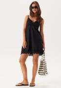 ONLY Onllou Life Emb Strap Dress  Black L
