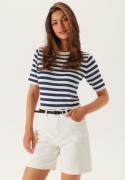 Pieces Pctora Hw Denim Shorts Bright White XL