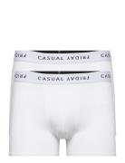 Cfnorh 2-Pack Bamboo Trunks Boxershorts White Casual Friday