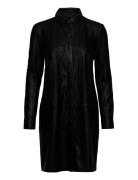 Long Shirt Kort Kjole Black DEPECHE