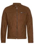 Jjerocky Jacket Noos Læderjakke Skindjakke Brown Jack & J S