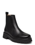 Booties - Flat - With Elastic Boots Støvler Black ANGULUS