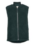 Fleece Bomber Vest Vest Green Revolution