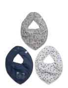 Bandana Bib Boy -Aop  Baby & Maternity Care & Hygiene Dry Bibs Blue Pi...