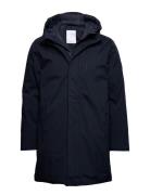 Climate Shell? Jacket - Grs/Vegan Parka Jakke Black Knowledge Cotton A...