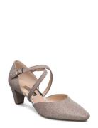 Ankle-Strap Pumps Shoes Heels Pumps Classic Beige Gabor