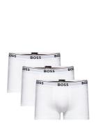 Trunk 3P Power Boxershorts White BOSS