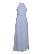 Vimilina S/L Maxi Dress/Su - Noos Maxikjole Festkjole Blue Vila