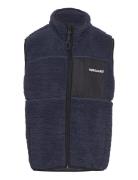 Teddy Fleece Vilads Vest Foret Vest Navy Mads Nørgaard