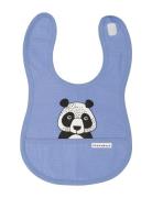 Bib White Leo Baby & Maternity Care & Hygiene Dry Bibs Blue Geggamoja