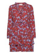 Dress Junie Kort Kjole Multi/patterned Lindex