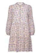 Poppi Dress Kort Kjole Blue Second Female