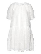 Slfmanuela 2/4 Short Structure Dress B Kort Kjole Cream Selected Femme