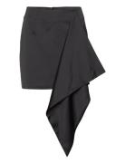 Niliagz Hw Mini Skirt Kort Nederdel Black Gestuz