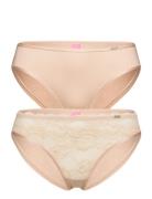 2-Pack Angie Rio Trusser, Tanga Briefs Pink Hunkemöller