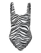 Zecora Ella Swimsuit Badedragt Badetøj Black Becksöndergaard