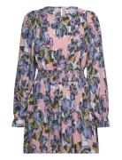 Parina Dress Kort Kjole Pink Lollys Laundry
