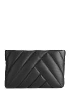 Harlowmbg Clutch, Asym. Puf. Bags Clutches Black Markberg