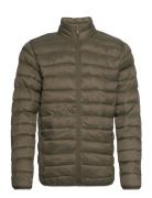 Bo Light High Neck Jacket Foret Jakke Khaki Green Kronstadt