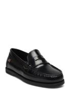 Tommy Essential Moccassin Loafers Flade Sko Black Tommy Hilfiger