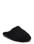 W Maxi Curly Slide Slippers Hjemmesko Black UGG