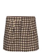 Short Skirt Kort Nederdel Brown Sofie Schnoor