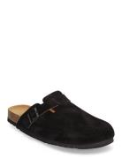 Sl Olivier Suede Black Slippers Hjemmesko Black Scholl