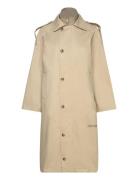 Iron Coat Tynd Frakke Beige Notes Du Nord