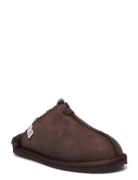 Shearling Slippers Slippers Hjemmesko Brown Rosemunde