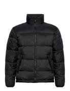 Padded Jacket With Standup Collar Foret Jakke Black Lindbergh