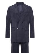 Fine Corduroy Superflex Dbsuit Habit Navy Lindbergh