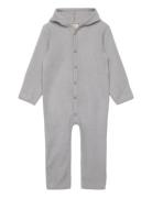 Wool Fleece Suit Ata Jumpsuit Grey Wheat