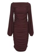 Rifagz Ls Dress Kort Kjole Brown Gestuz