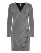 Onlaurora Ls Dress Wvn Kort Kjole Silver ONLY