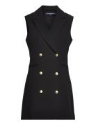 Whisper Slvlss Tux Dress Kort Kjole Black French Connection