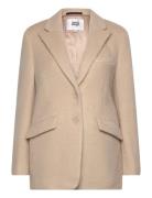 Betina Blazer Uldjakke Jakke Beige Twist & Tango