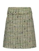 Mmvinna Boucle Skirt Kort Nederdel Green MOS MOSH