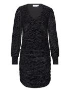 Vimaxa V-Neck L/S Dress Kort Kjole Black Vila