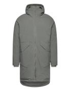 Tech Parka Raglan Parka Jakke Grey Revolution