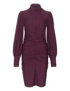 Rifagz Ls Cuff Dress Kort Kjole Purple Gestuz