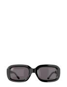 Casena Firkantede Solbriller Black Corlin Eyewear