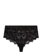 Saboteur Lace Highwaist String G-streng Undertøj Black Understatement ...