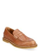 Loafer Loafers Flade Sko Brown ANGULUS