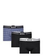 Trunk 3P Bold Design Boxershorts Navy BOSS